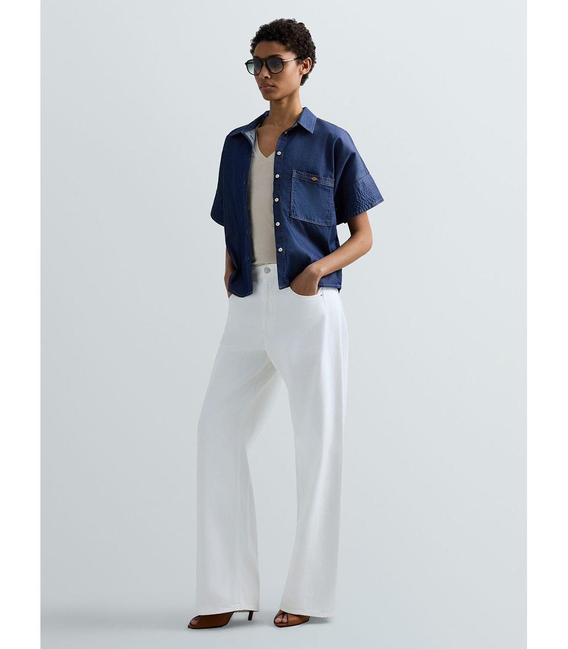 ブルーデニムシャツ 詳細画像 ダークブルー 2